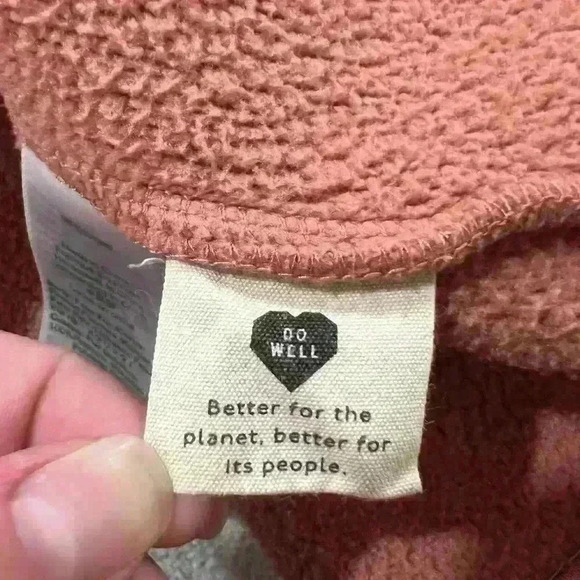 Madewell Size XS oversized Pink Quilted Pocket Long Sleeve Jacket preowned - Picture 4 of 6